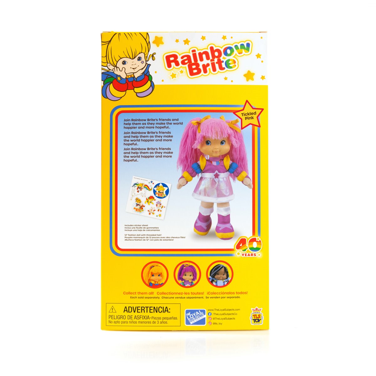The Loyal Subjects Rainbow Brite 12-Inch Tickled Pink Plush Doll