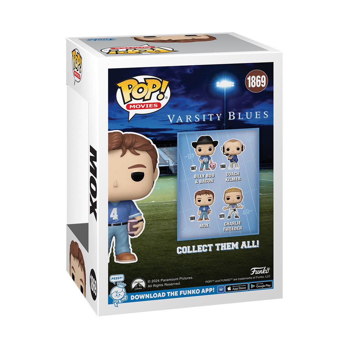 Funko POP! Movies Varsity Blues 1869 Mox (Jonathan Moxon)