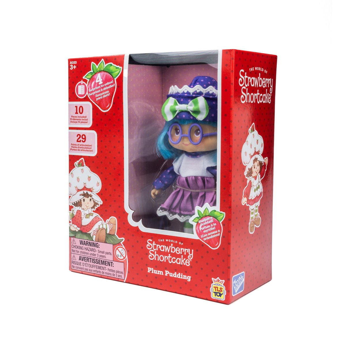 The Loyal Subjects Strawberry Shortcake 5 1/2-Inch Plum Pudding Retro Fashion Doll San Diego Comic Con 2024 Exclusive