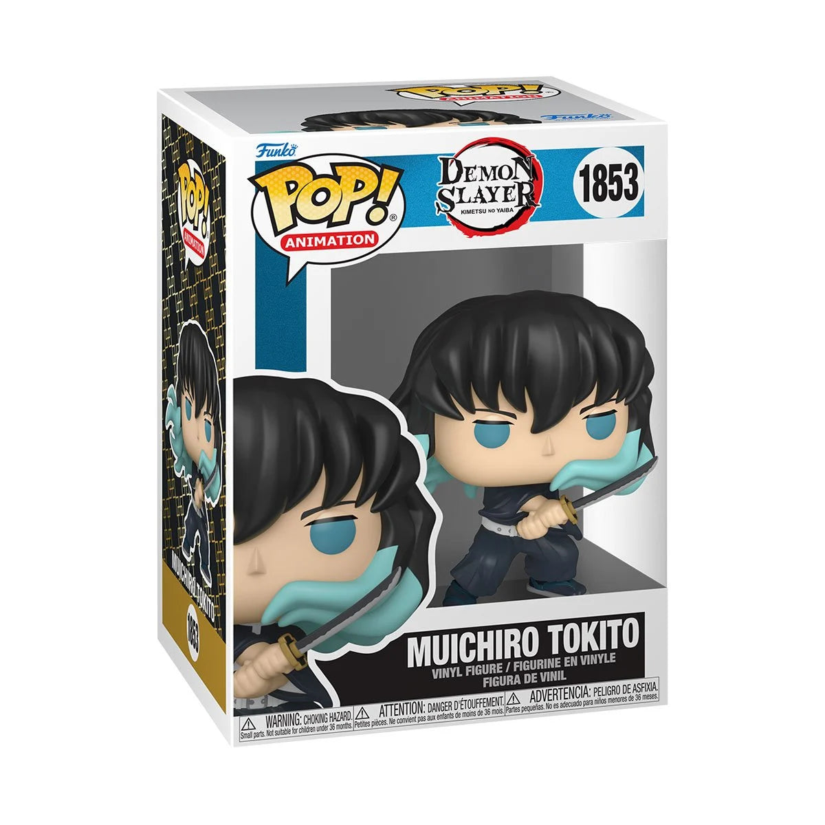 Funko POP! Animation Demon Slayer 1853 Muichiro Tokito (Attack) with Chance of CHASE