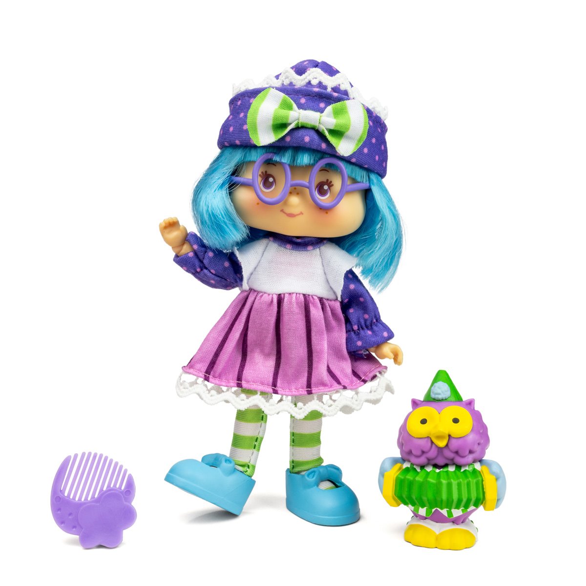 The Loyal Subjects Strawberry Shortcake 5 1/2-Inch Plum Pudding Retro Fashion Doll San Diego Comic Con 2024 Exclusive