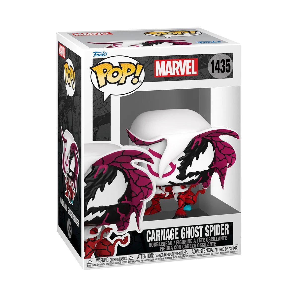 Funko POP! Marvel Venom 1435 Carnage Ghost Spider (Gwen Stacey)