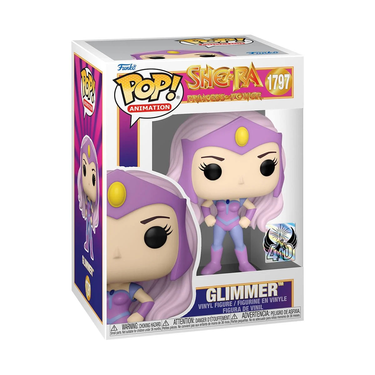 Funko POP! TV She-Ra: Princess of Power 1797 Glimmer 40th Anniversary