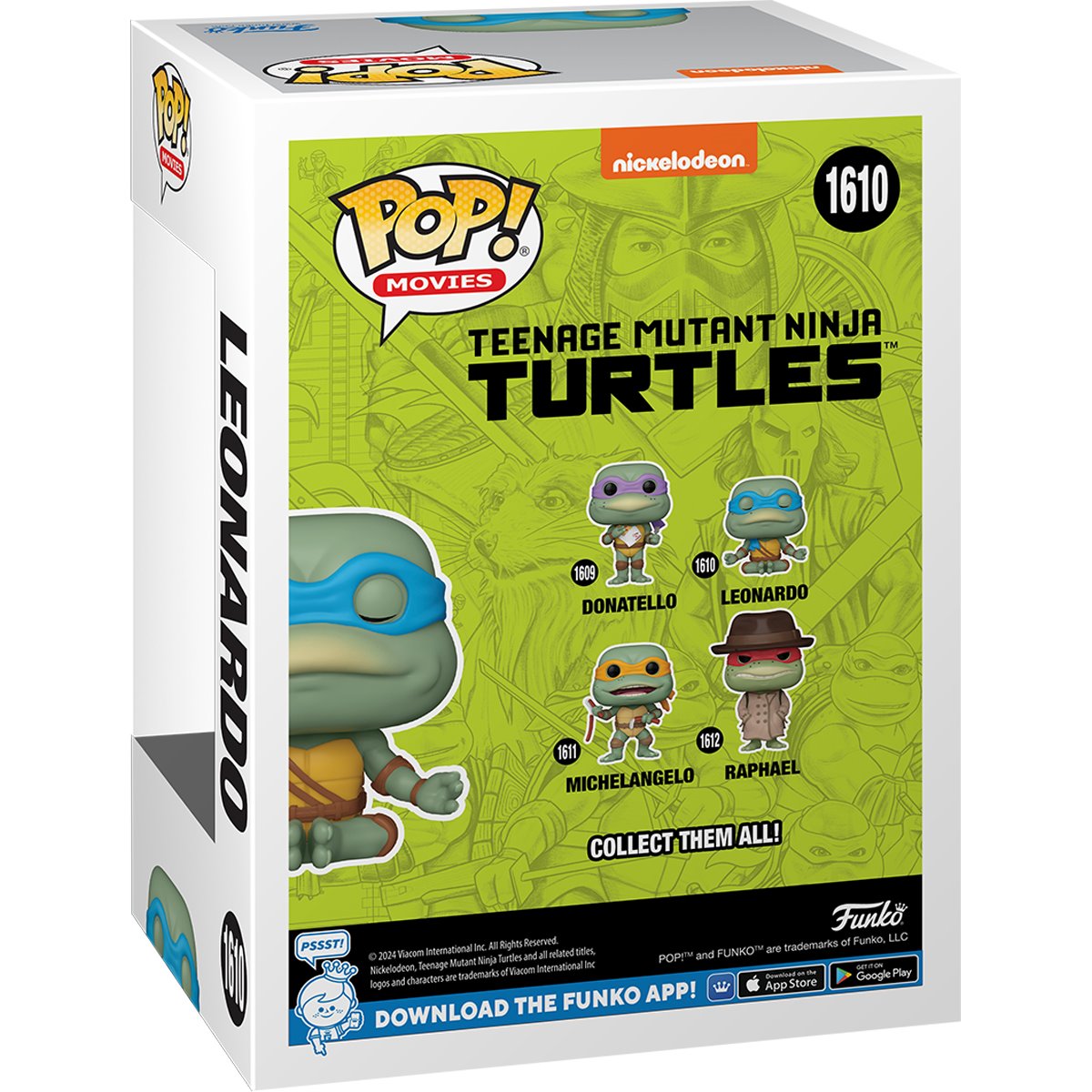 Funko POP! Teenage Mutant Ninja Turtles (1990) 1610 Leonardo Meditating