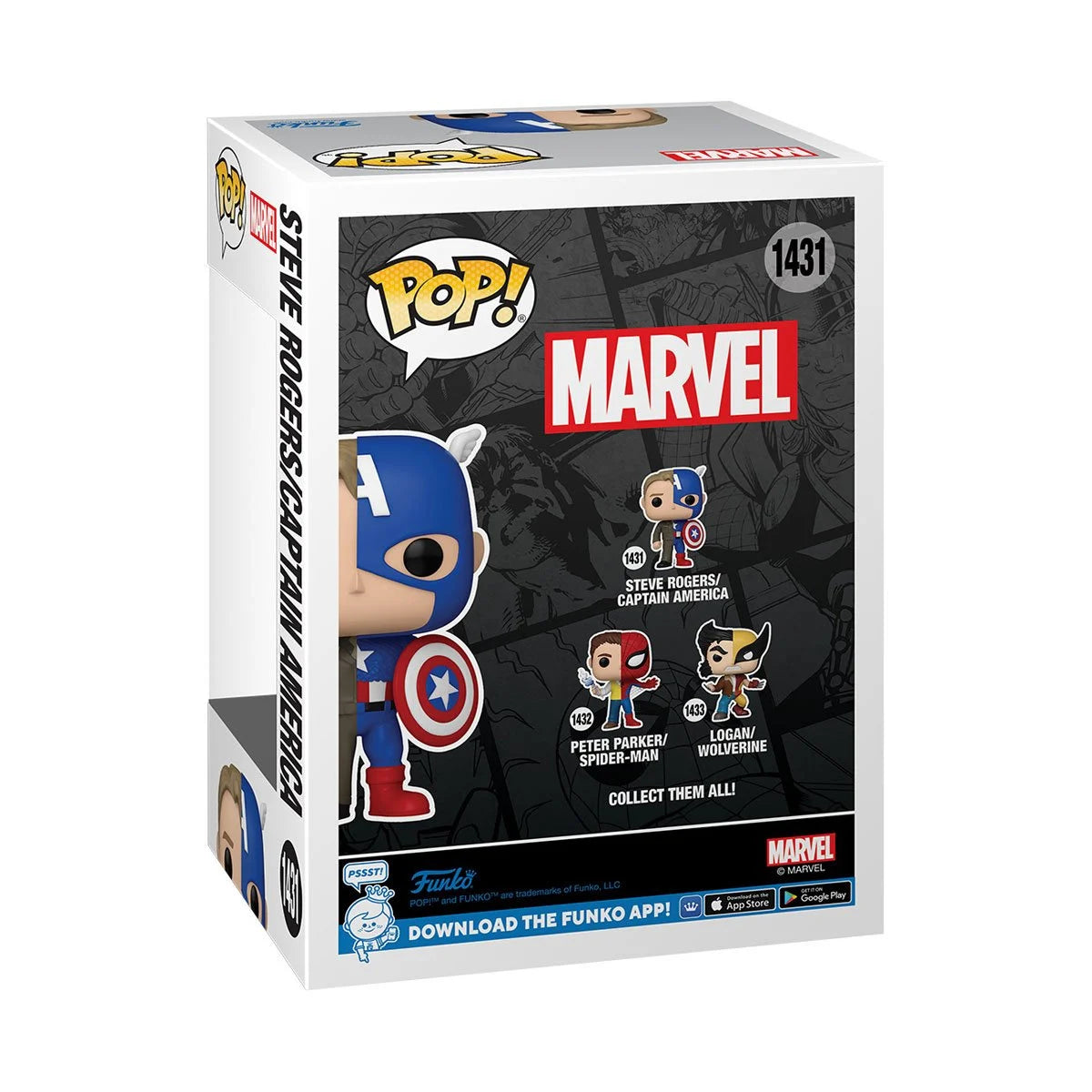 Funko POP! Marvel Comics Splits 1431 Steve Rogers/Captain America