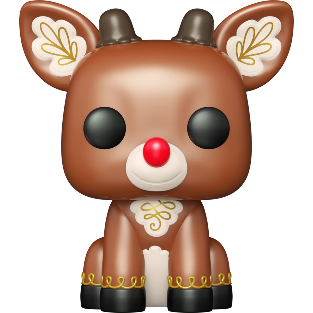 Funko POP! Movies Rudolph The Red-Nosed Reindeer 1858 Holiday Rudolph Sitting (Blown Ornament Style)