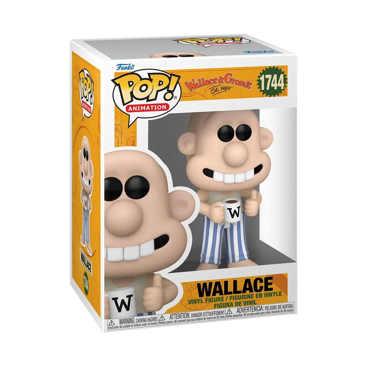 Funko POP! Animation Wallace and Gromit 1744 Wallace in Pajamas