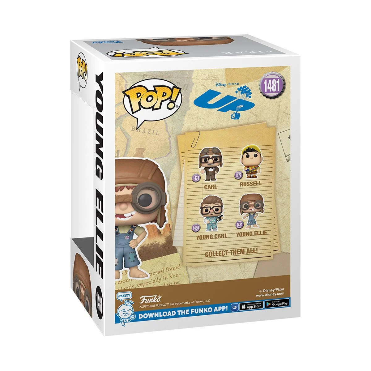 Funko POP! Disney Pixar Up 1481 Young Ellie