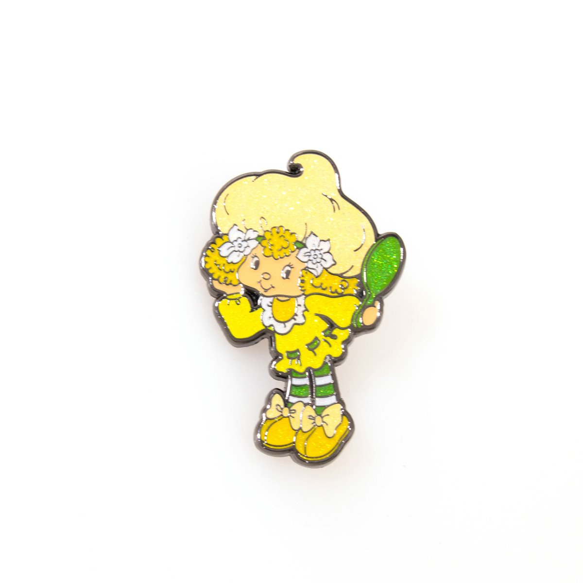 The Loyal Subjects Strawberry Shortcake Glitter Metal Pin Set of 4 San Diego Comic Con 2024 Exclusive