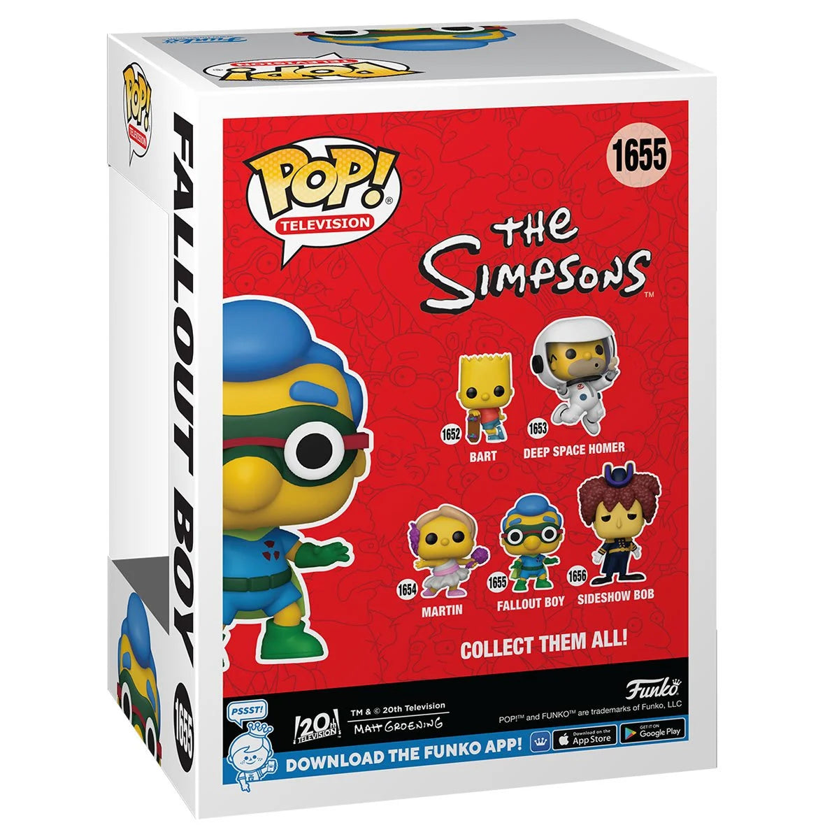 Funko POP! TV Animation The Simpsons 1655 Milhouse as Fallout Boy