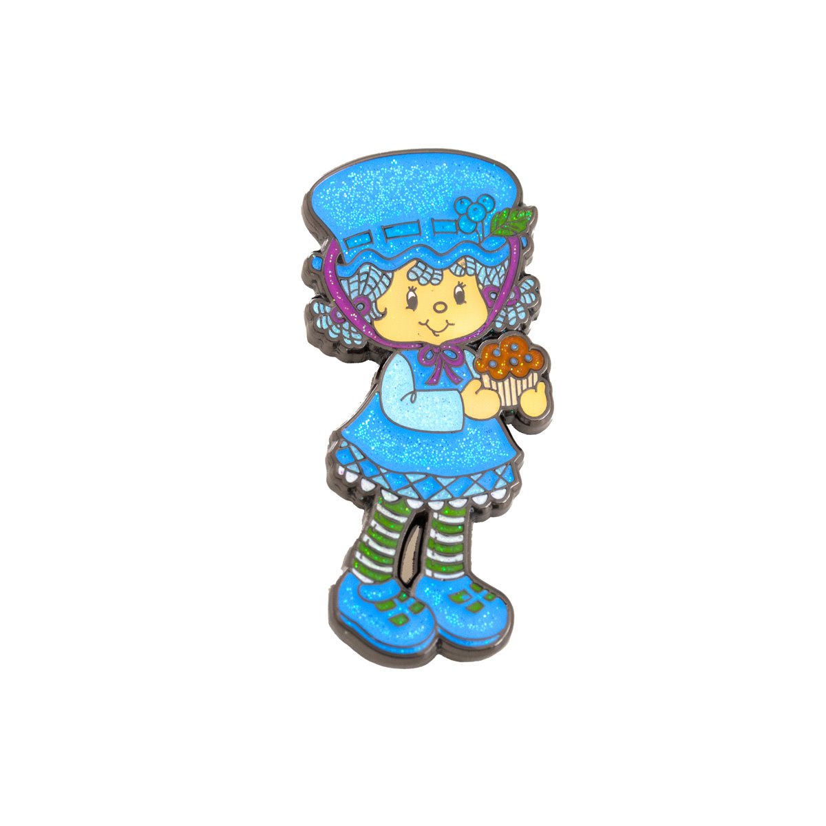 The Loyal Subjects Strawberry Shortcake Glitter Metal Pin Set of 4 San Diego Comic Con 2024 Exclusive