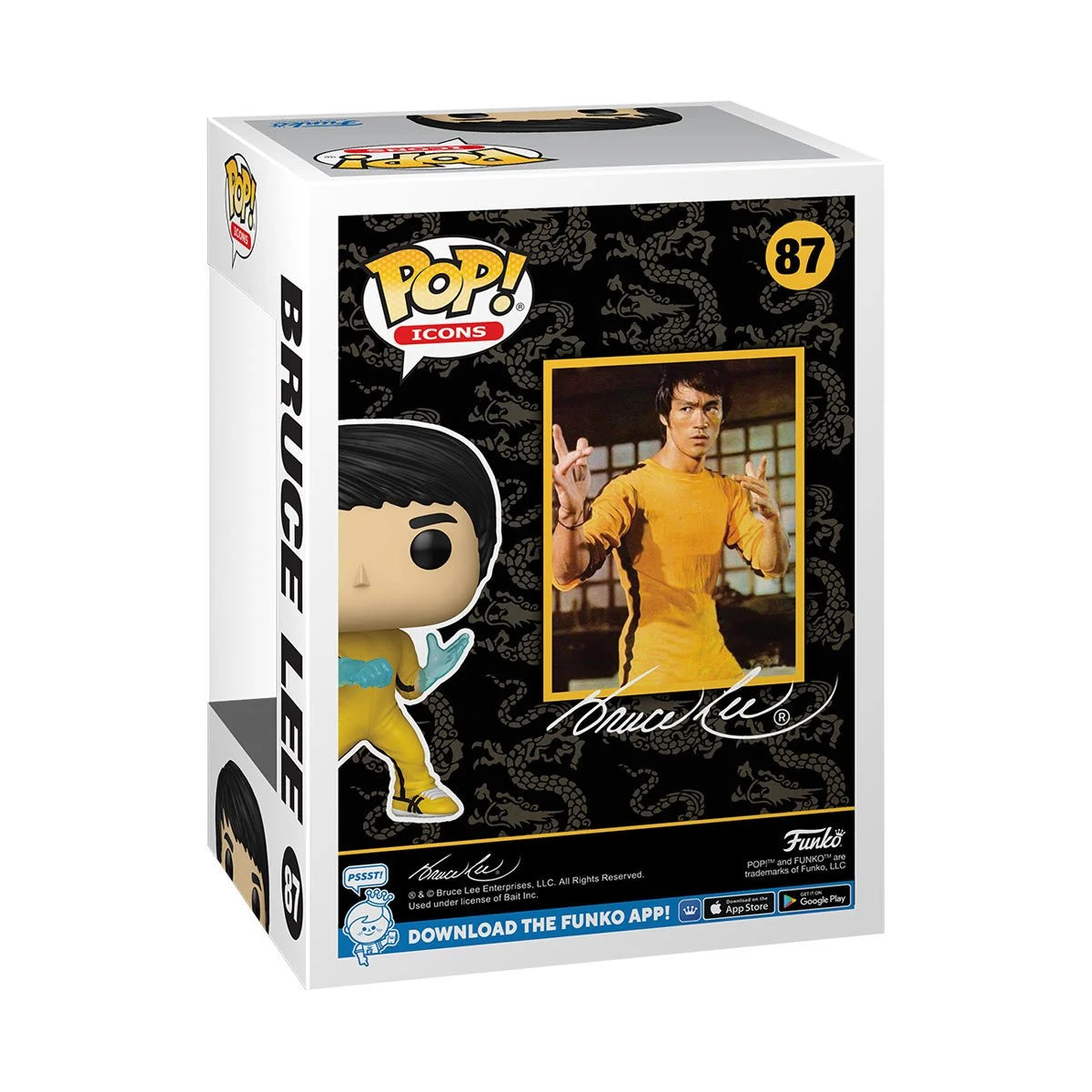 Funko POP! Icons Bruce Lee 87 Game of Death (Becoming Water)