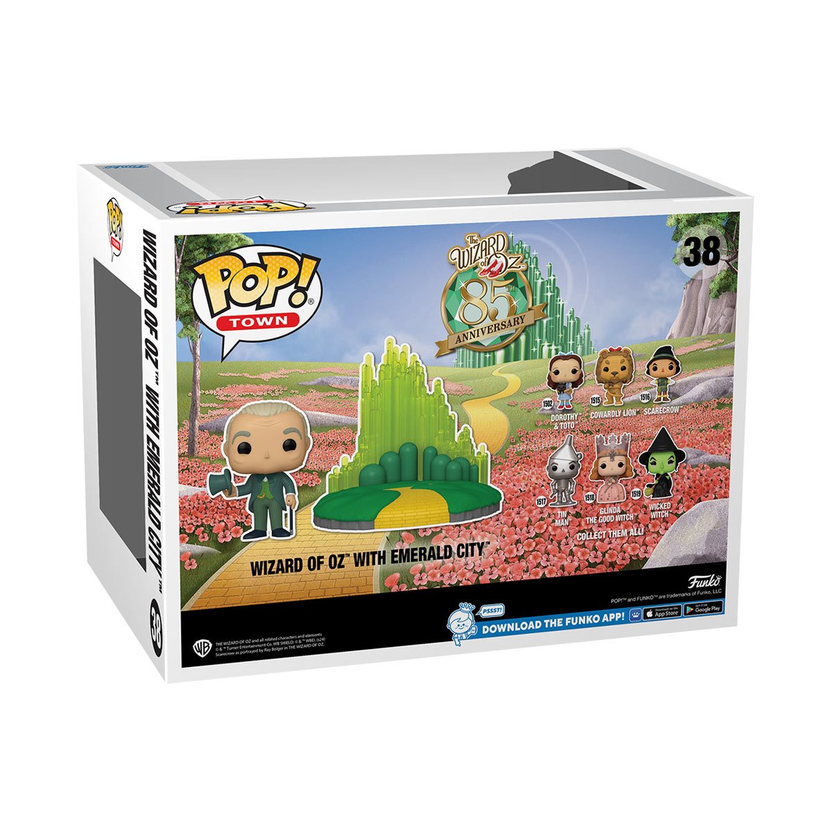 Funko POP! Town Movies The Wizard of Oz 38 Wizard of Oz with Emerald City 85th Anniversary