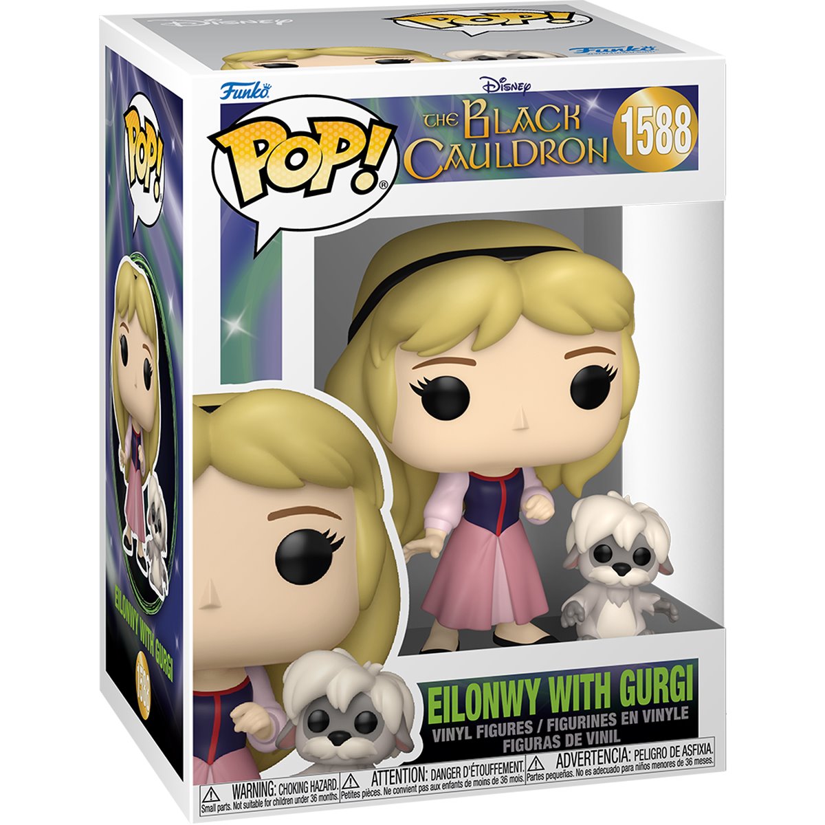Funko POP! Disney Movies The Black Cauldron 1588 Eilonwy with Gurgi