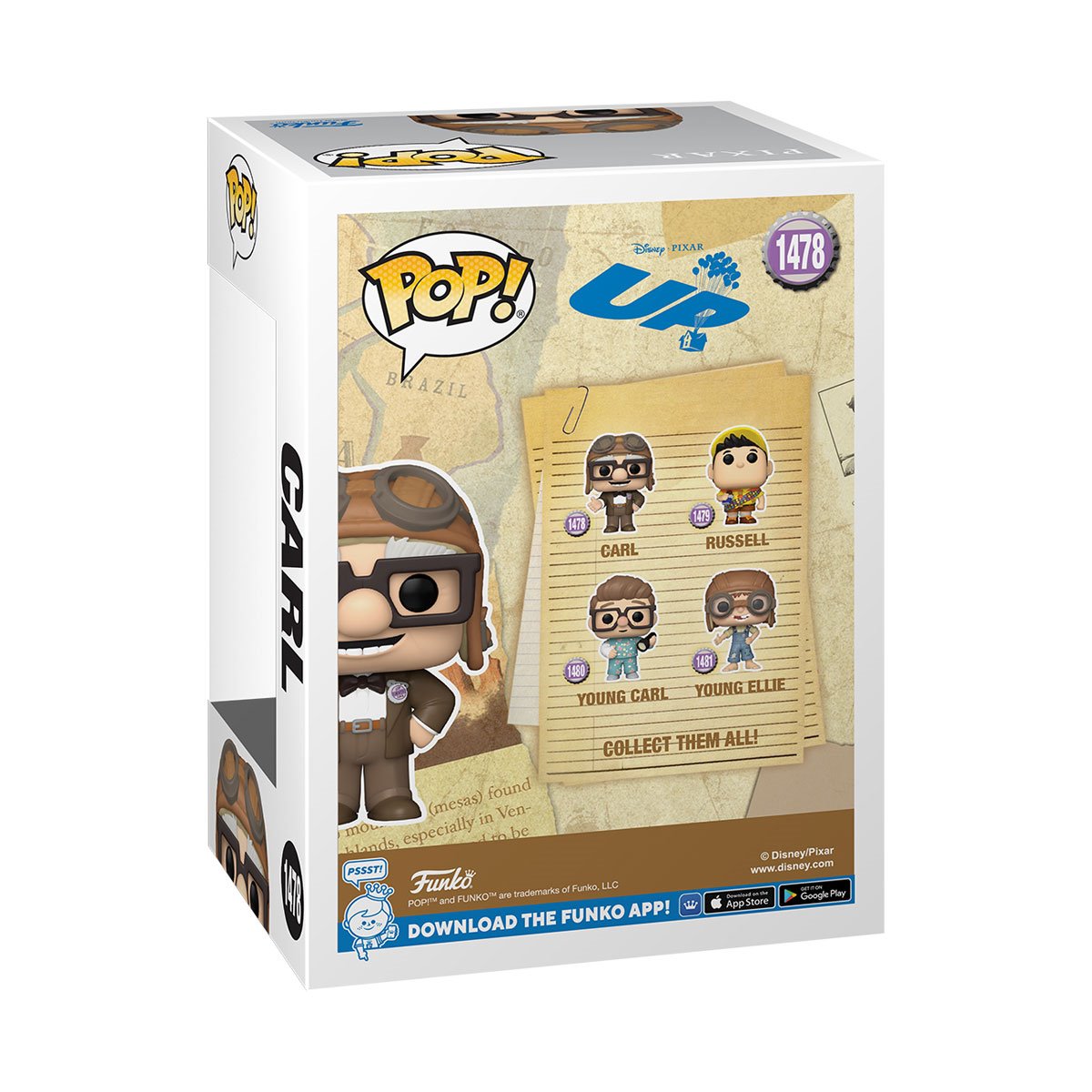 Funko POP! Disney Pixar Up 1478 Carl