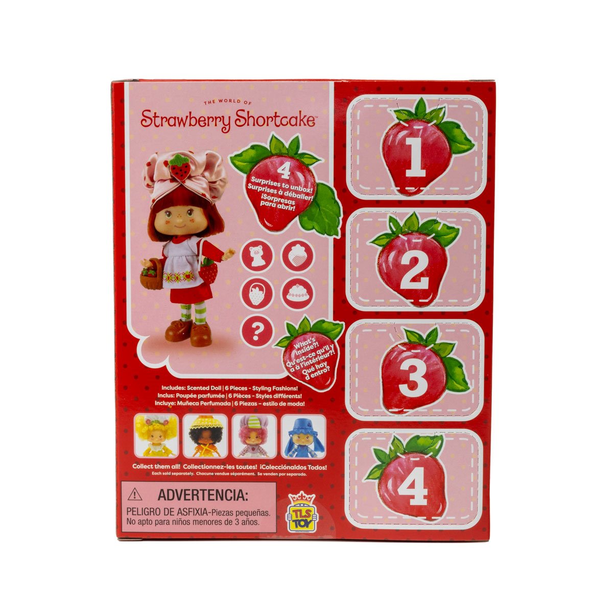 The Loyal Subjects Strawberry Shortcake 5 1/2-Inch Strawberry Shortcake Fashion Doll