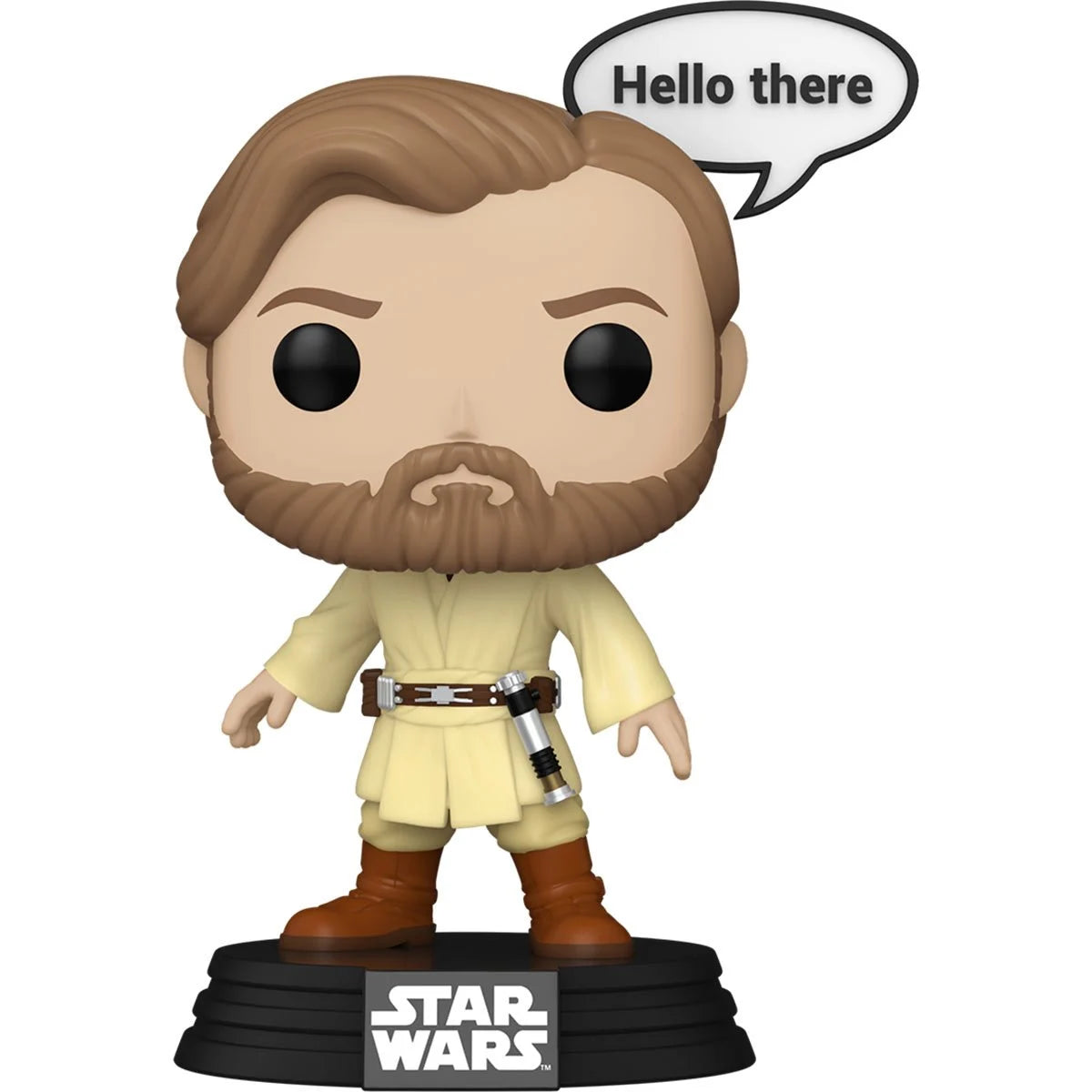 Funko POP! Star Wars Clone Wars 781 Obi-Wan Dialogue Bubble "Hello There"