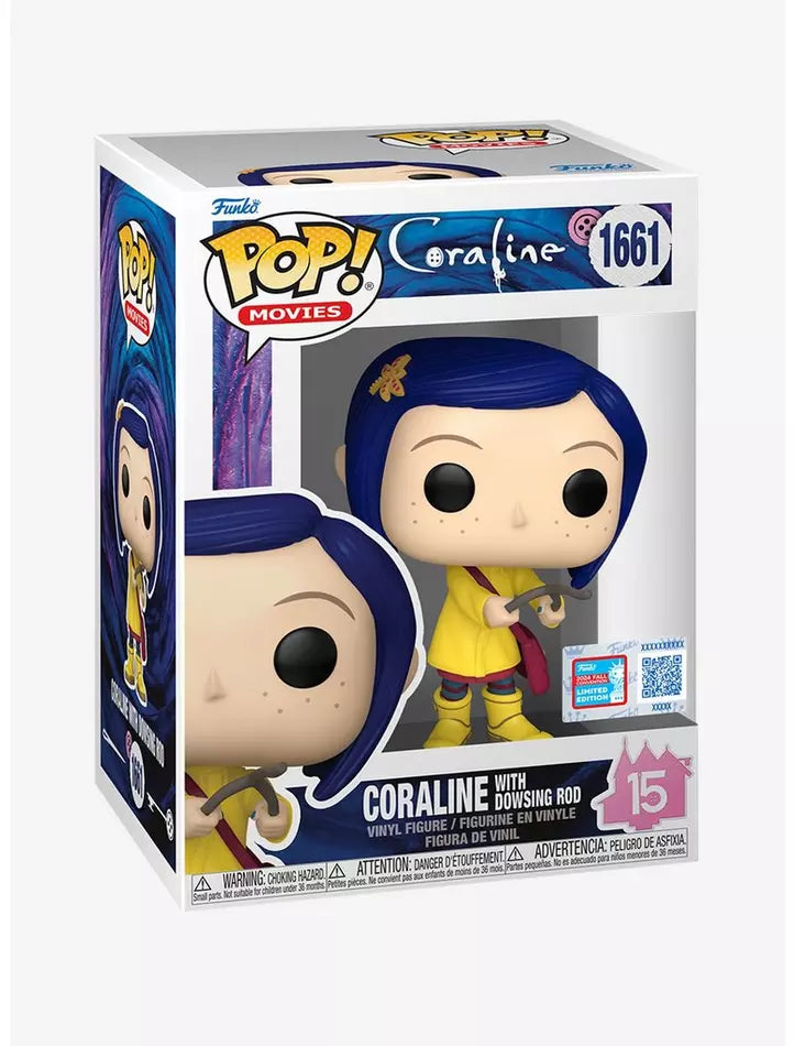 Funko POP! Movies Horror Coraline 1661 Coraline with Divining Rod 2024 Fall Convention Exclusive