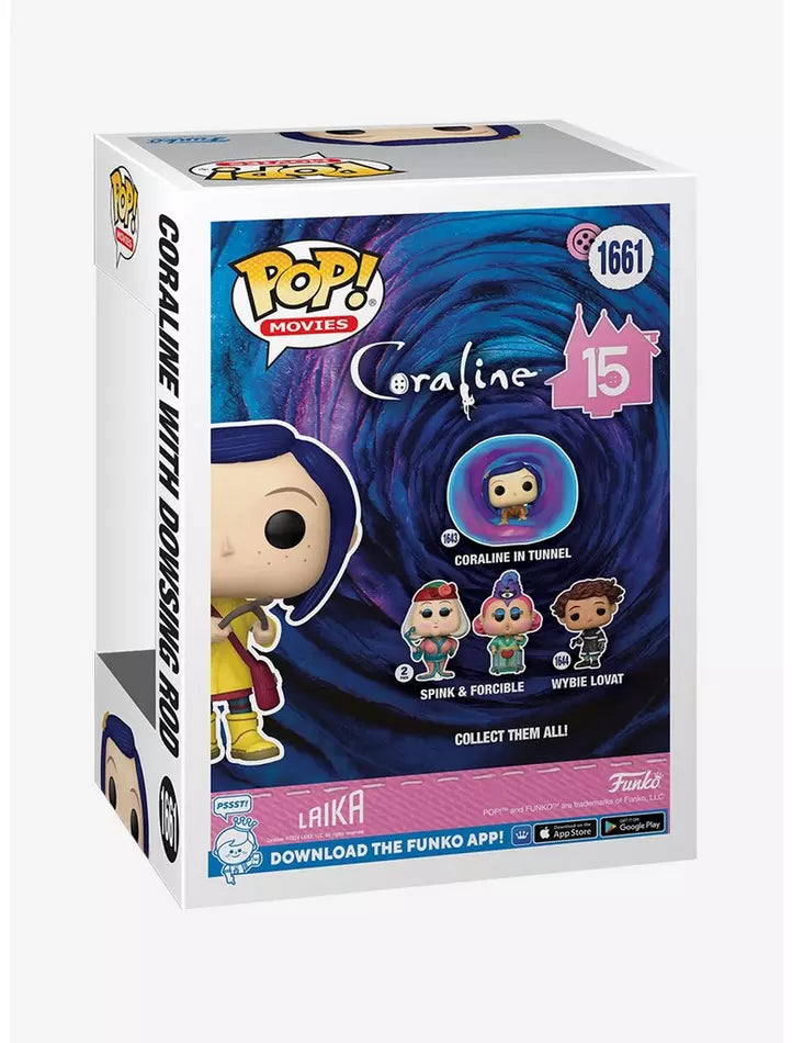 Funko POP! Movies Horror Coraline 1661 Coraline with Divining Rod 2024 Fall Convention Exclusive