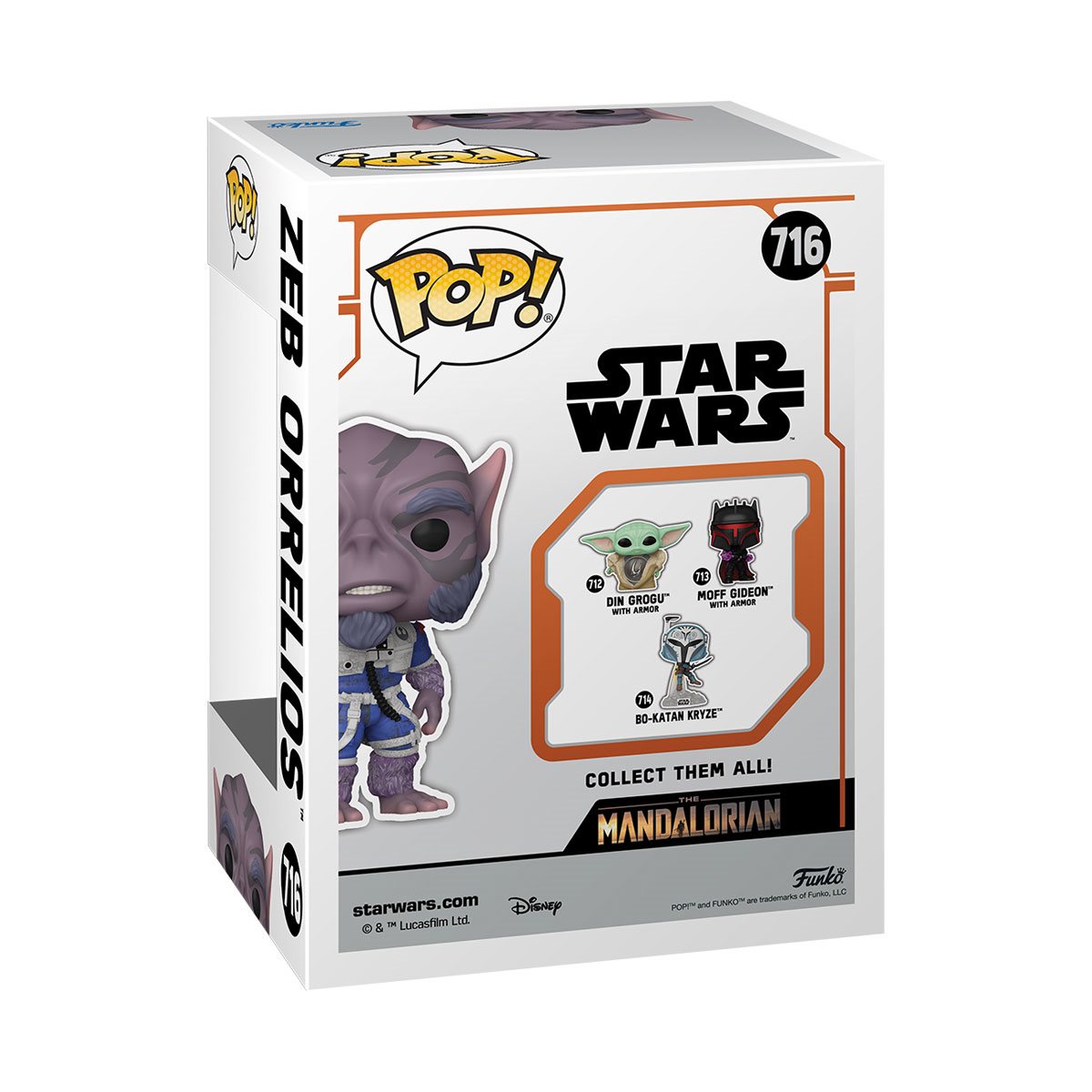 Funko POP! Star Wars Animated Rebels 716 Zeb EE Exclusive