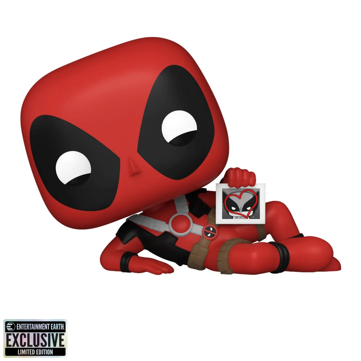 Funko POP! Marvel Movies Deadpool & Wolverine 1413 Deadpool Hearts Wolverine Entertainment Earth Exclusive