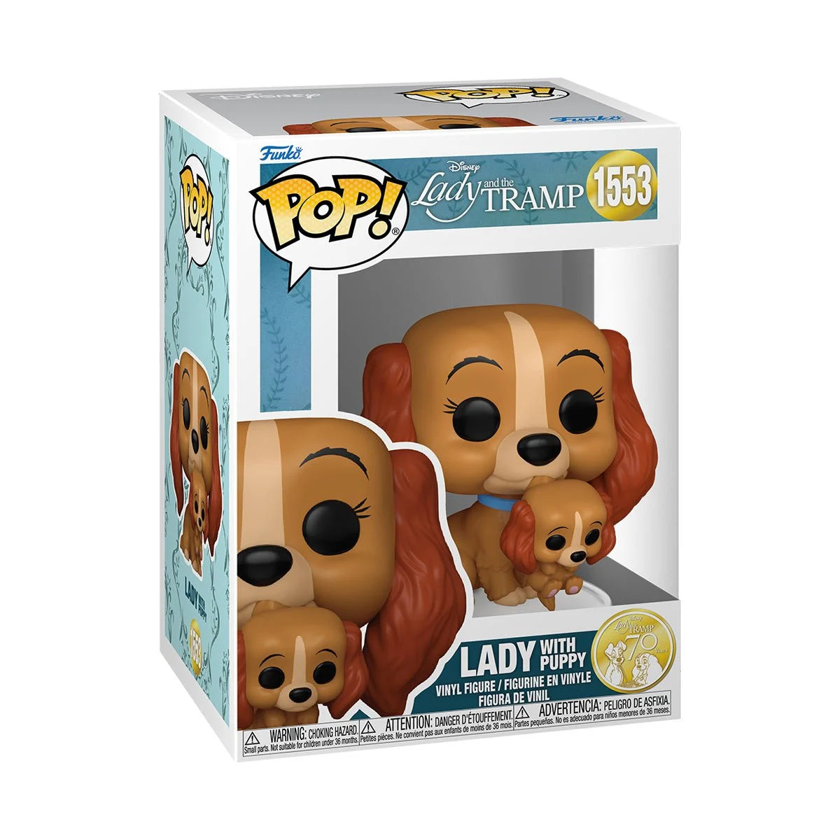 Funko POP! Disney Lady and the Tramp 70th Anniversary 1553 Lady with Puppy