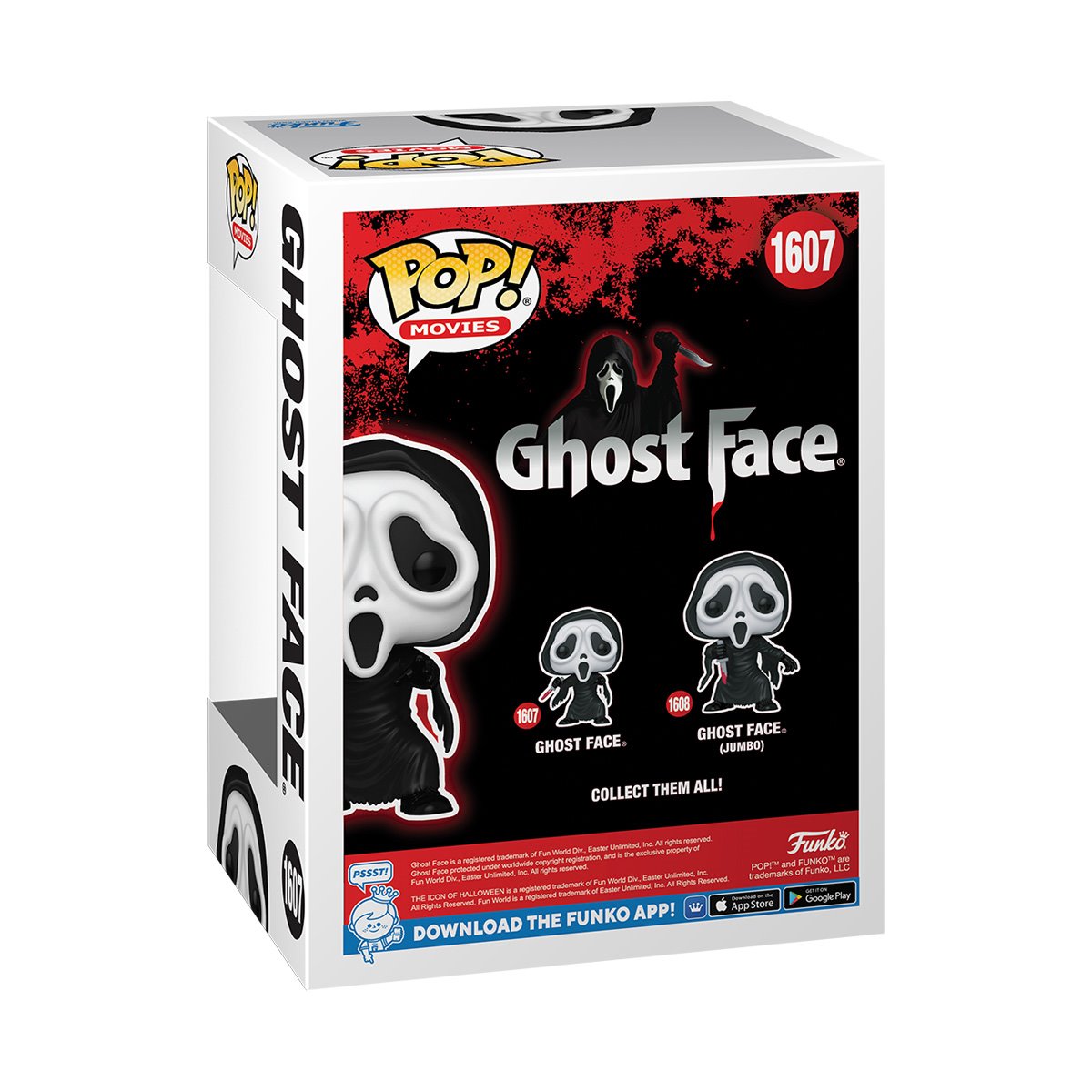 Funko POP! Movies Horror Scream 1607 Ghost Face with Bloody Knife
