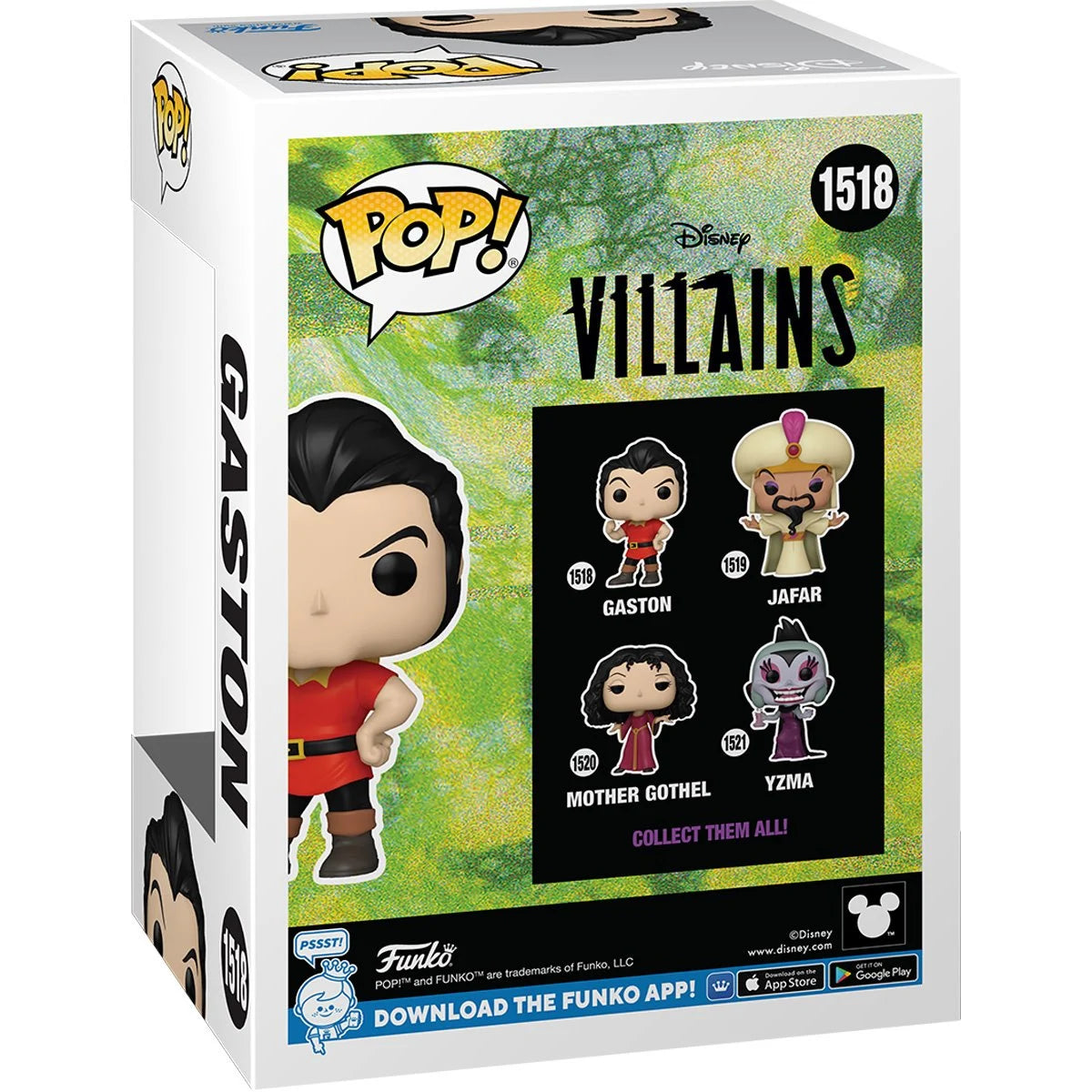 Funko POP! Disney Villains Beauty and The Beast 1518 Gaston