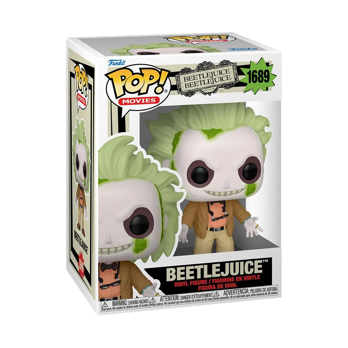 Funko POP! Movies Horror Beetlejuice 2 1689 Beetlejuice with Chance of Chase