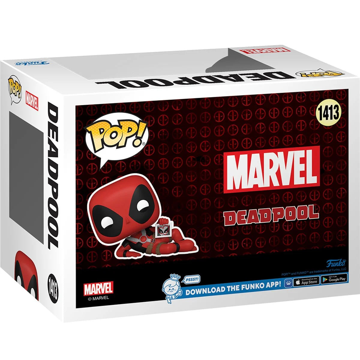 Funko POP! Marvel Movies Deadpool & Wolverine 1413 Deadpool Hearts Wolverine Entertainment Earth Exclusive