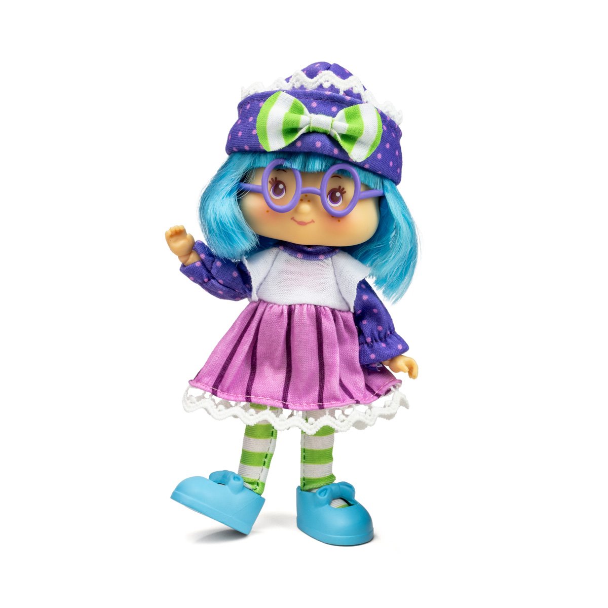 The Loyal Subjects Strawberry Shortcake 5 1/2-Inch Plum Pudding Retro Fashion Doll San Diego Comic Con 2024 Exclusive