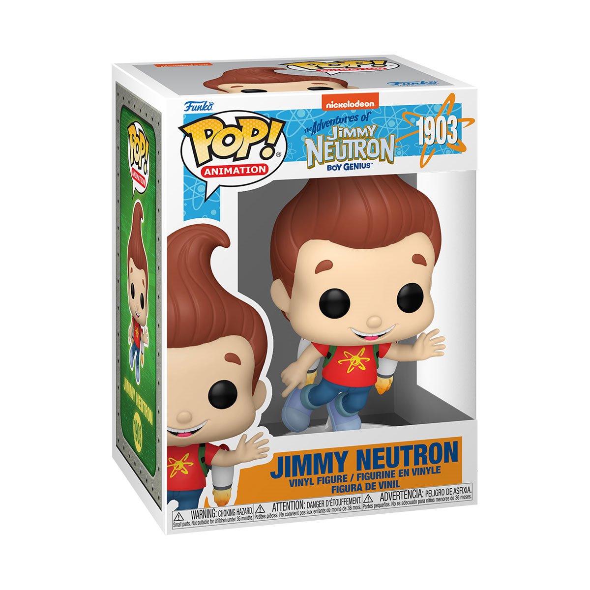 Funko POP! Animation The Adventures of Jimmy Neutron Boy Genius 1903 Jimmy Neutron