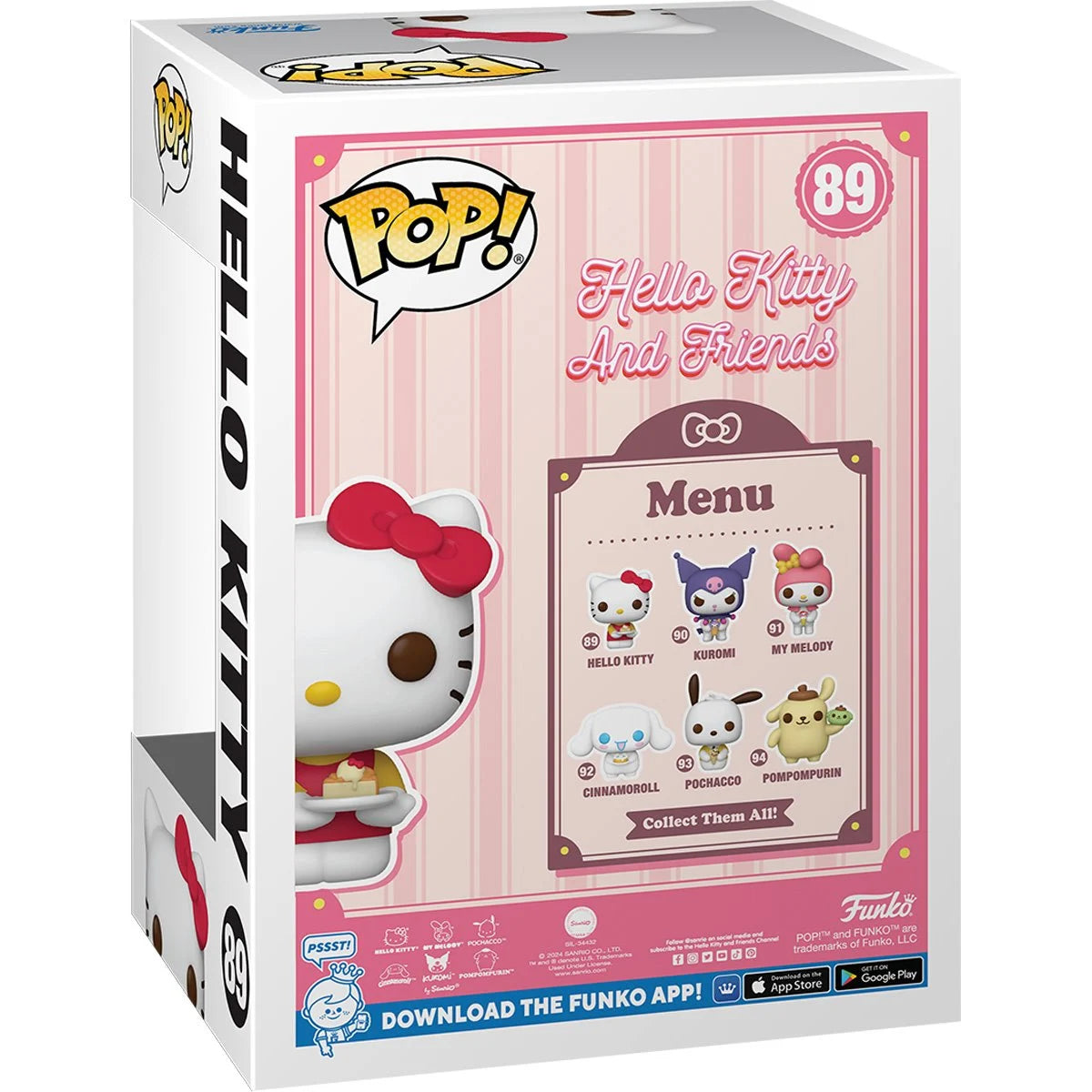 Funko POP! Sanrio Hello Kitty and Friends 89 Hello Kitty with Dessert