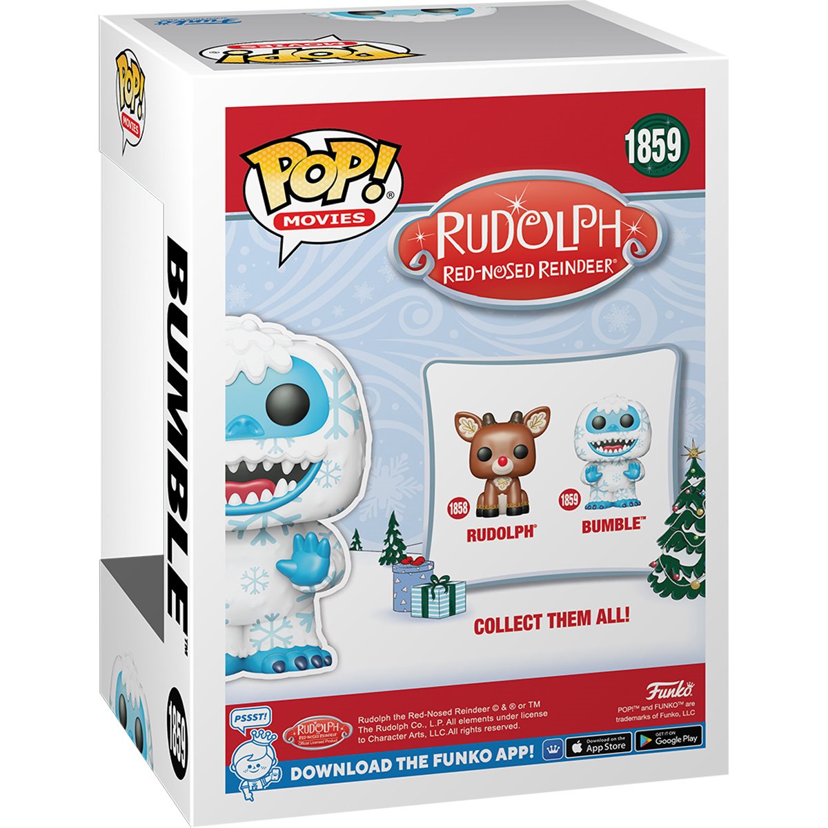 Funko POP! Movies Rudolph The Red-Nosed Reindeer 1859 Holiday Bumble (Blown Ornament Style)