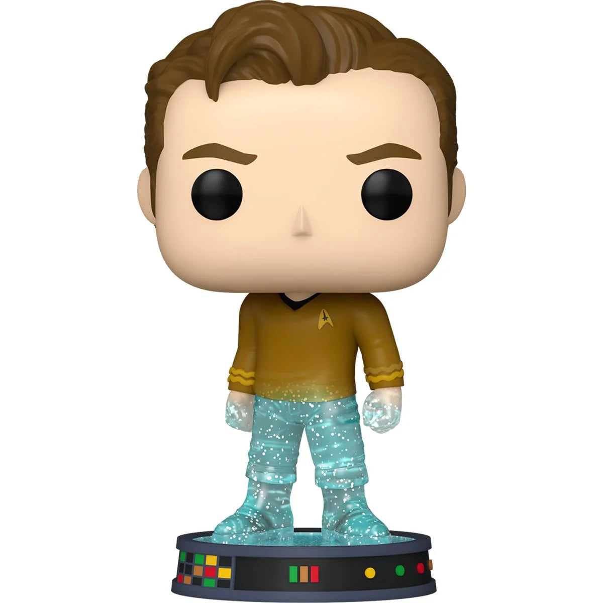 Funko POP! Plus TV Star Trek 1689 James T. Kirk in Transporter Glitter