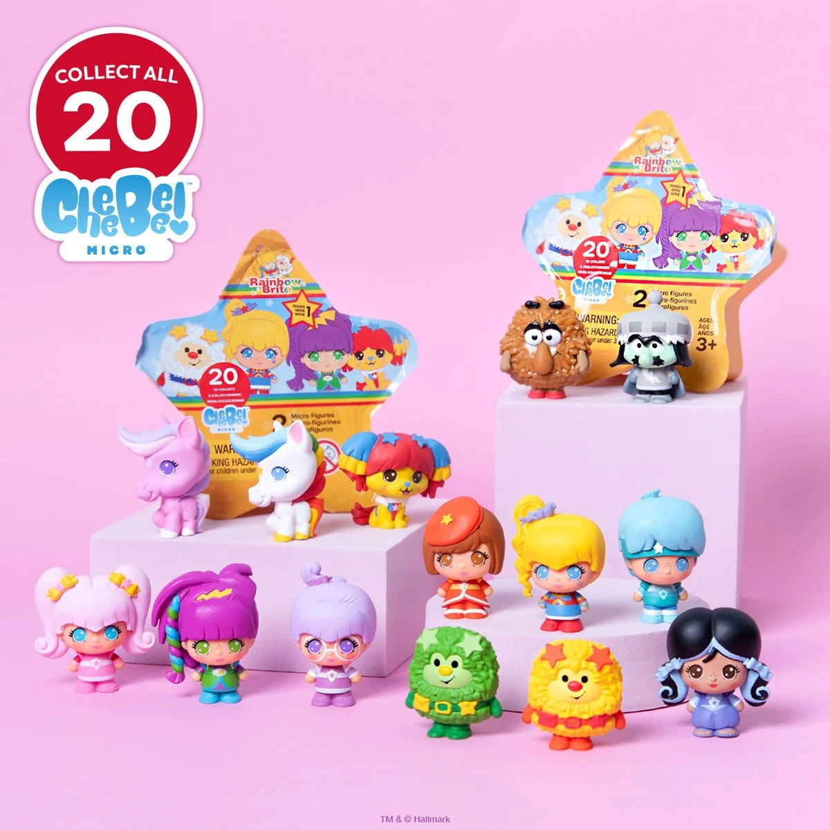 The Loyal Subjects Rainbow Brite 1 1/2-Inch Cheebee Mini-Figures, Blind Box with chance for Chase