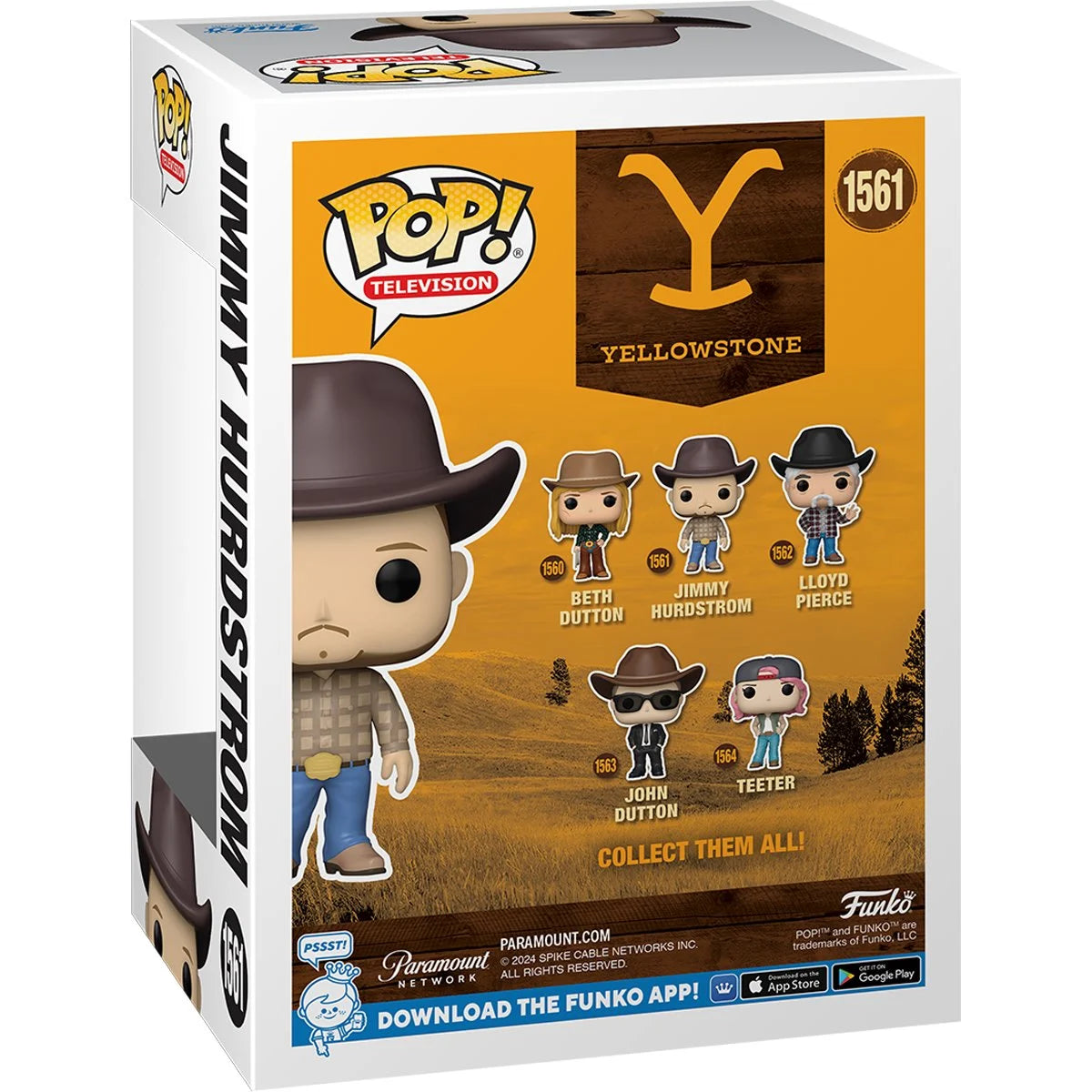 Funko POP! TV Yellowstone 1561 Jimmy Hurdstrom