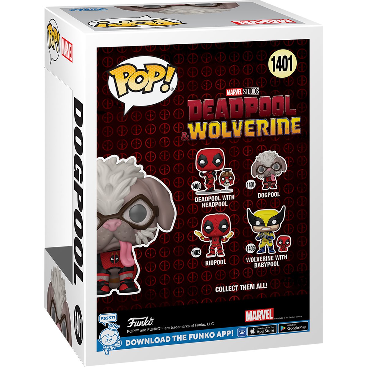 Funko POP! Marvel Movies Deadpool & Wolverine 1401 Dogpool
