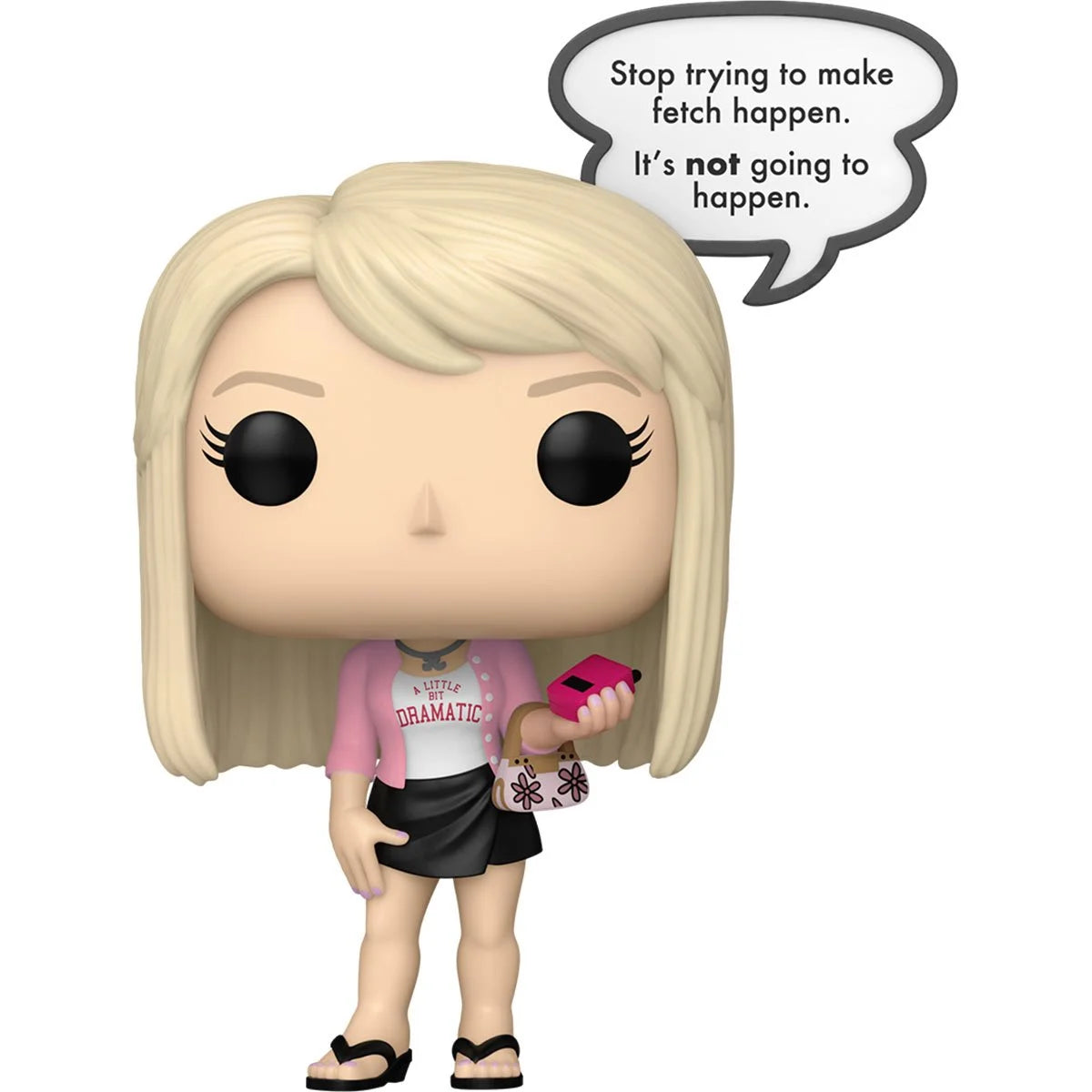 Funko POP! Movies Mean Girls 1764 Regina George Dialogue Bubble "Stop Trying to Make Fetch Happen"