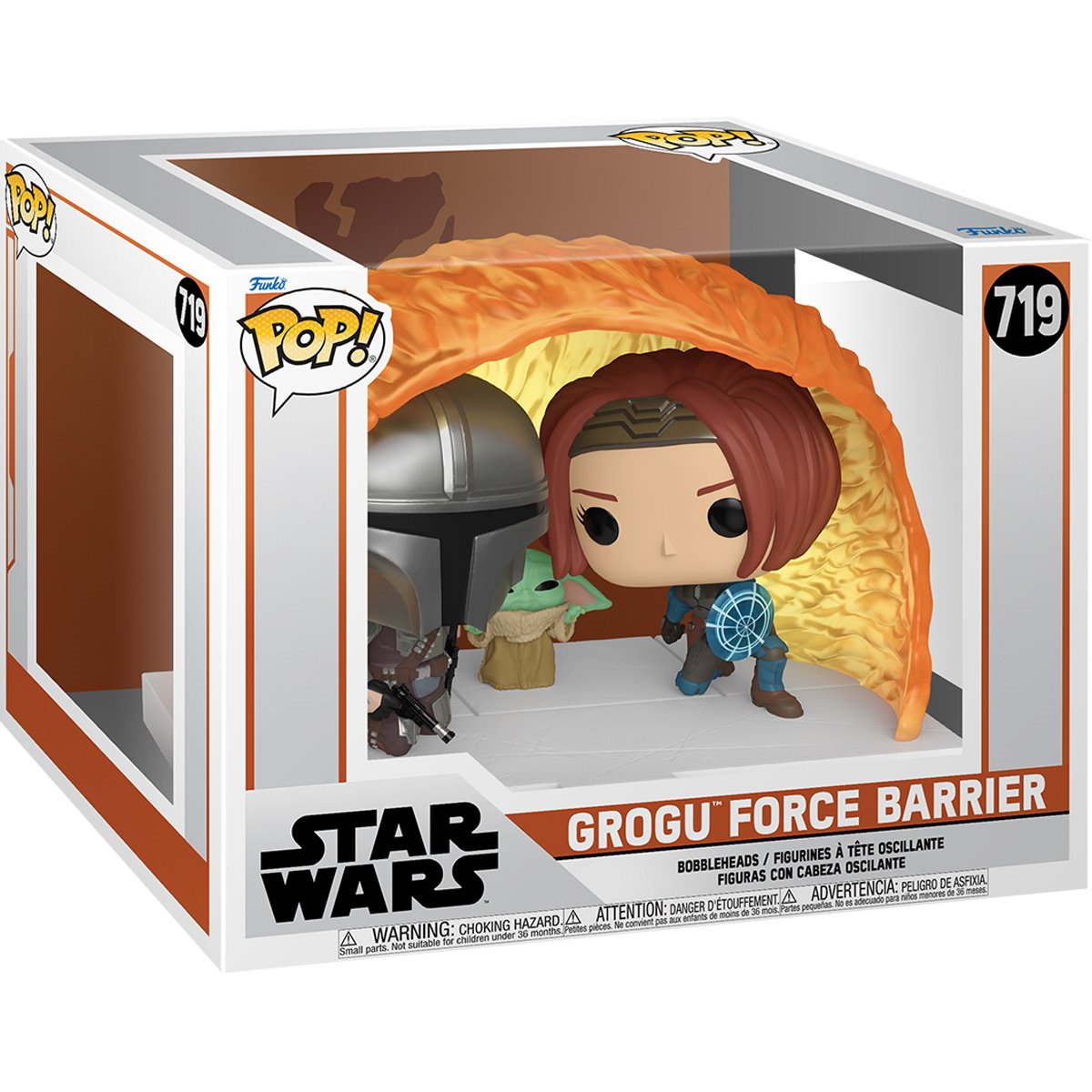 Funko POP! Super Deluxe TV Moments Star Wars The Mandalorian 719 Grogu Force Barrier