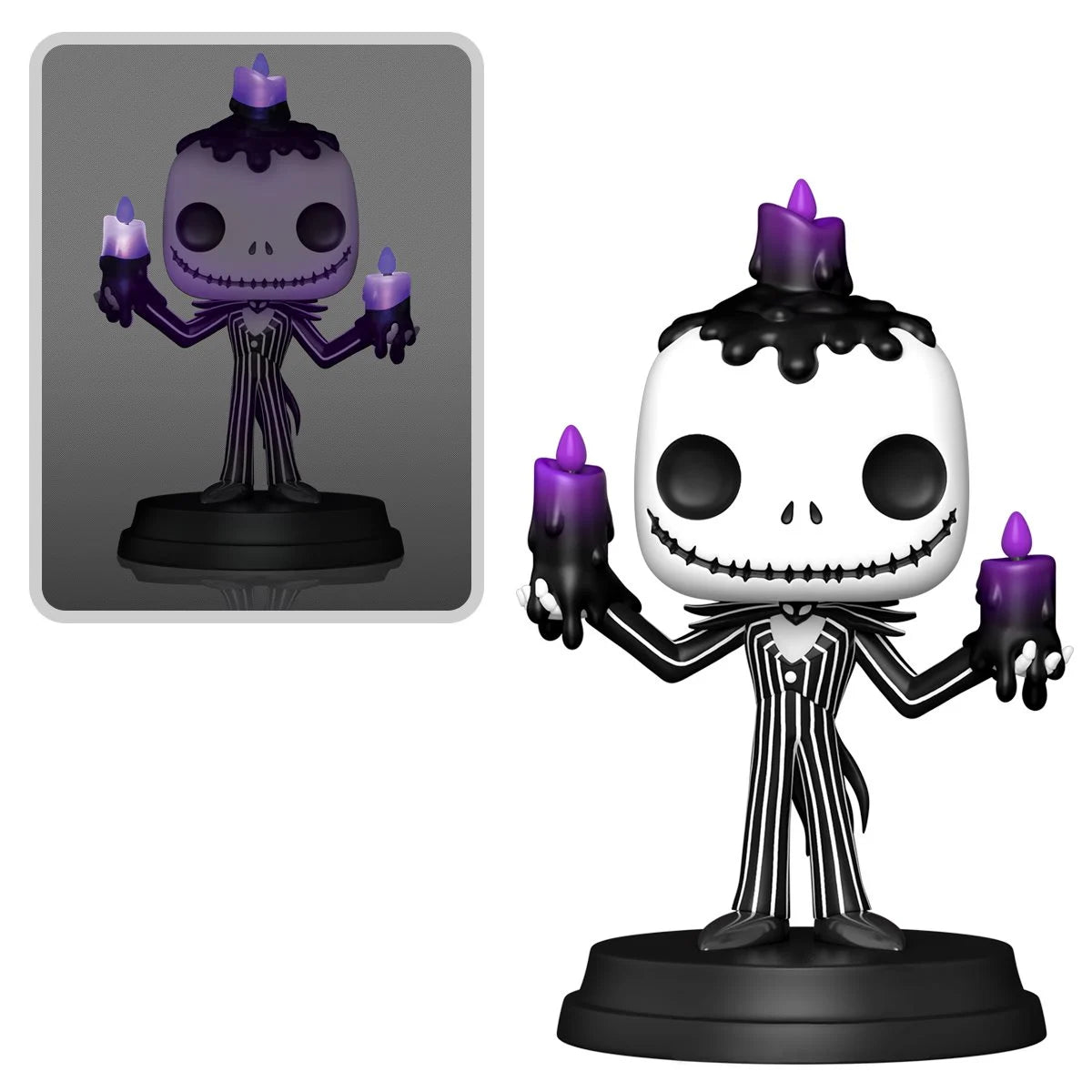 Funko POP! 6" Super Deluxe Halloween The Nightmare Before Christmas 1501 Jack Skellington with Light-Up Candles