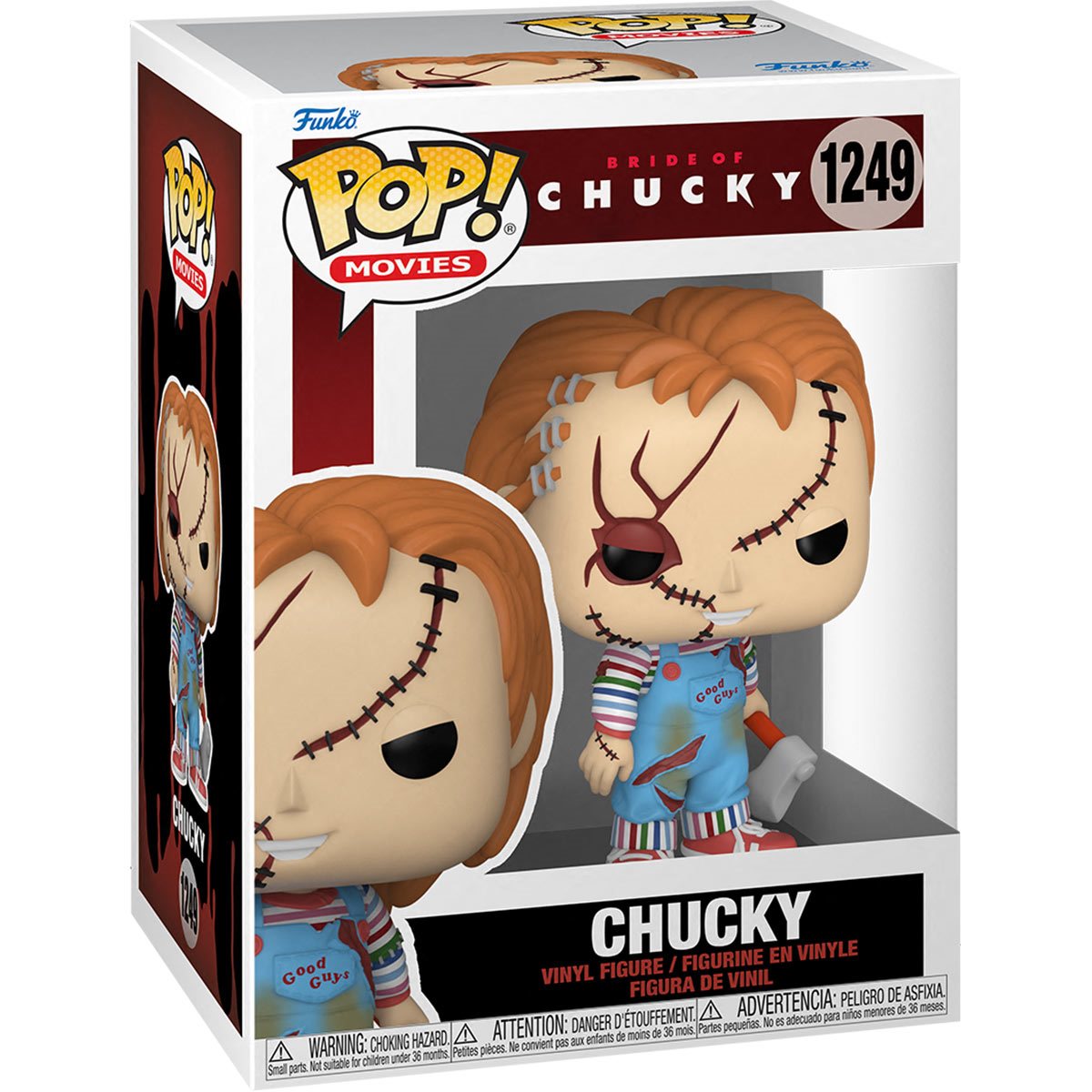 Funko POP! Movies Horror Child's Play Bride of Chucky 1249 Chucky with Axe