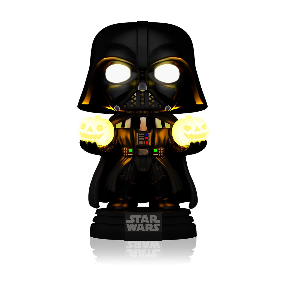 Funko POP! 6" Super Deluxe Halloween Star Wars 727 Darth Vader with Light-Up Pumpkins