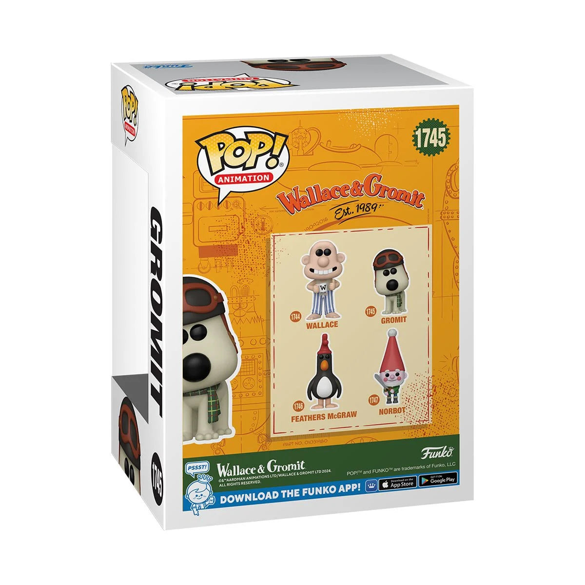 Funko POP! Animation Wallace and Gromit 1745 Gromit