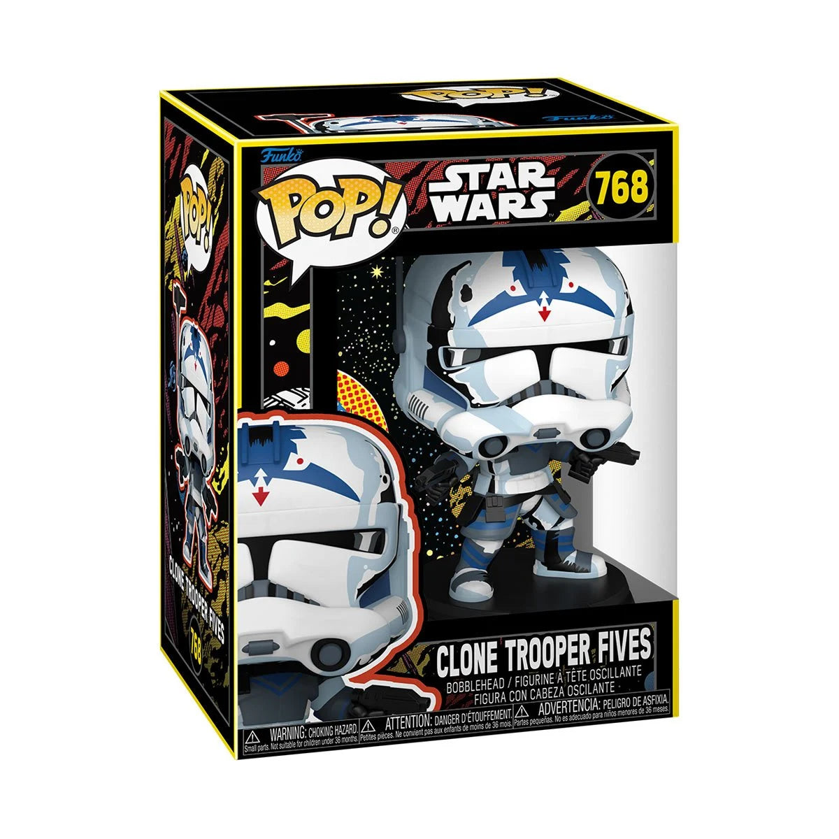 Funko POP! Star Wars Clone Wars 768 Clone Trooper Fives