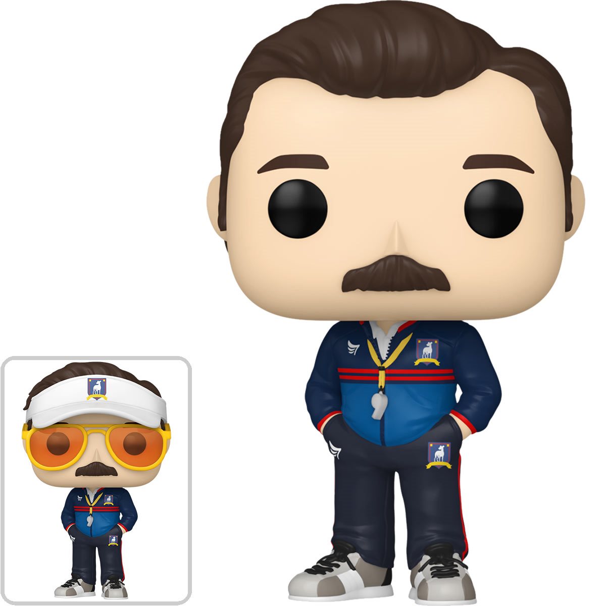Funko POP! TV Apple+ Ted Lasso 1351 Ted Lasso (Coach's Outfit) Common and CHASE