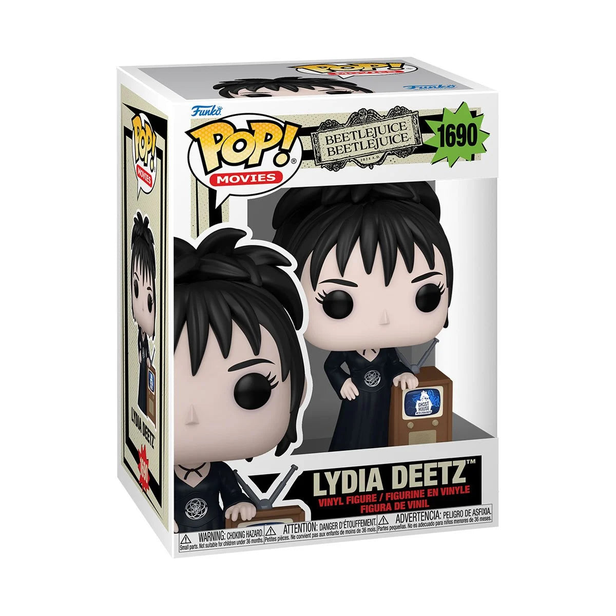 Funko POP! Movies Horror Beetlejuice 2 1690 Lydia Deetz with TV