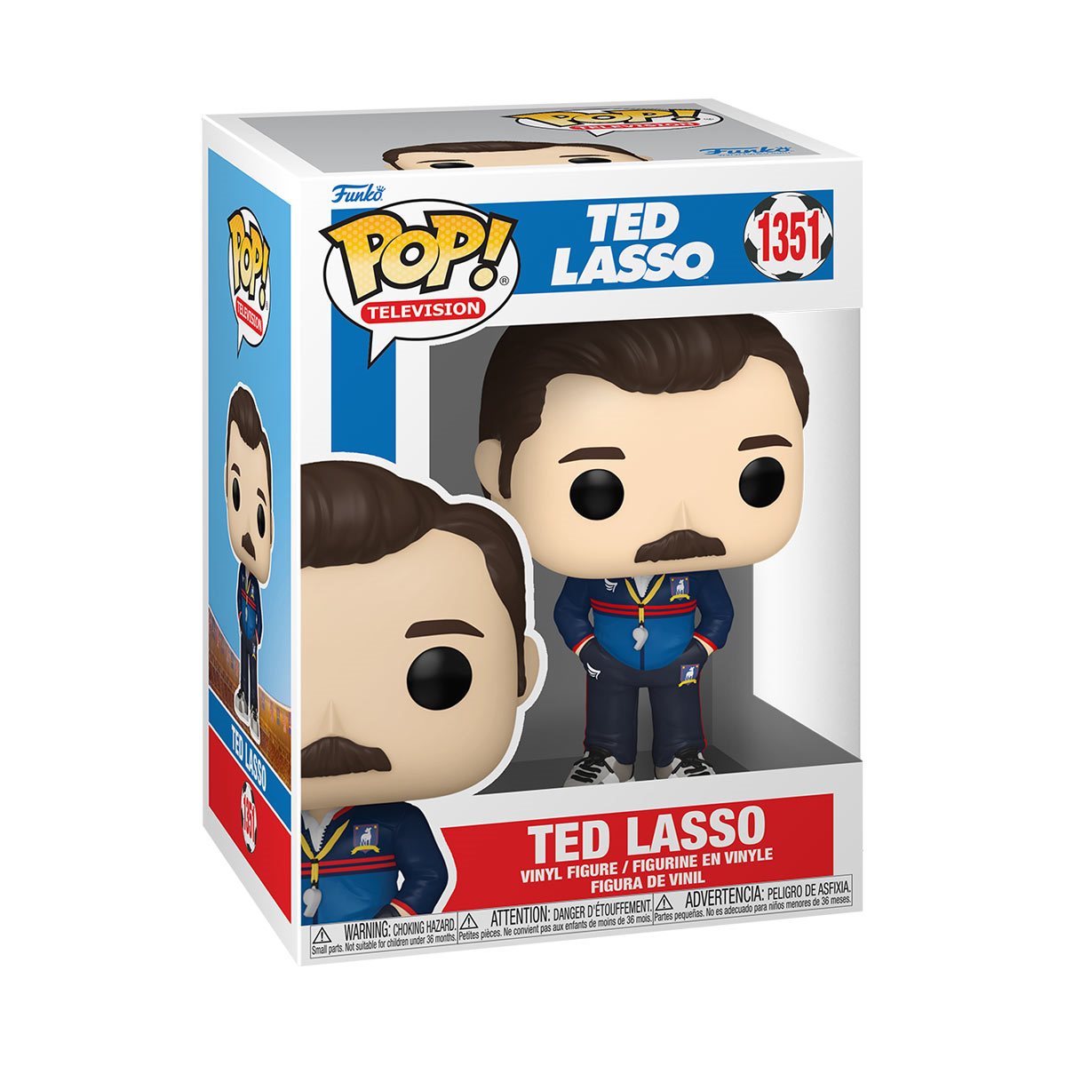 Funko POP! TV Apple+ Ted Lasso 1351 Ted Lasso (Coach's Outfit) Common and CHASE
