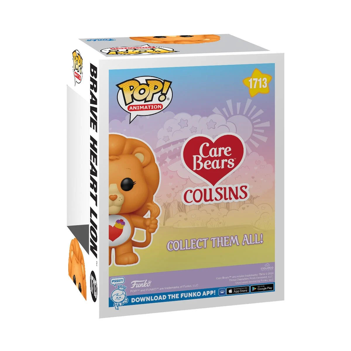 Funko POP! Animation Care Bears Cousins 1713 Brave Heart Lion