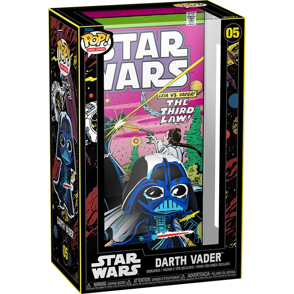 Funko POP! Comic Cover Marvel Comics Star Wars 05 Darth Vader 1977 Figure with Case